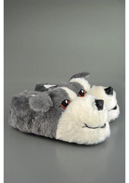 Sempatik Köpek Figürlü Erkek Bayan Hayvanlı Panduf modelleri