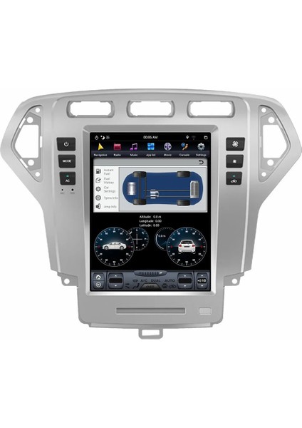 Ford Mondeo (2007-2010) Android 12 Carplay Navigasyon Tesla Ekran Multimedya - 2gb Ram 32GB HDD