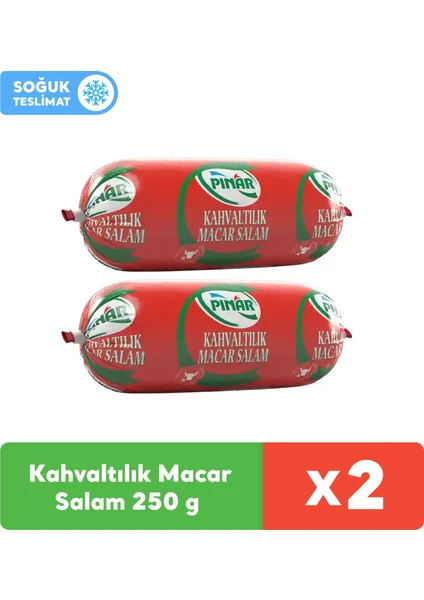 Kahvaltılık Dana Macar Salam 250 g x 2 Adet