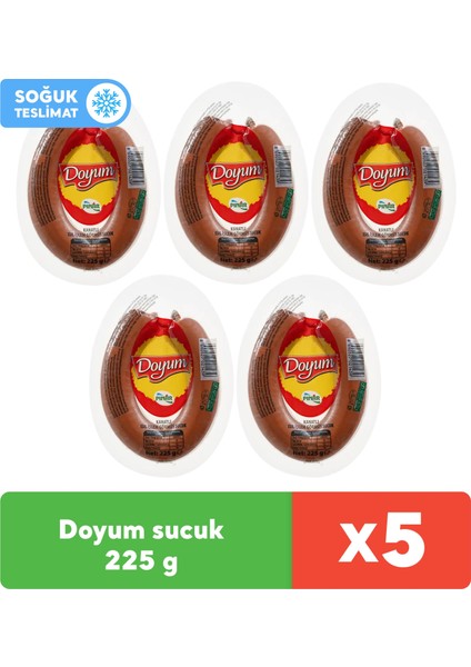 Doyum Hindi Sucuk 225 g x 5 Adet