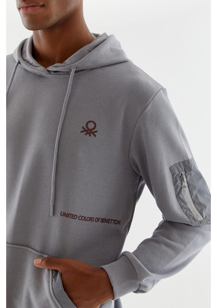 Erkek Kapüşonlu Sweatshirt