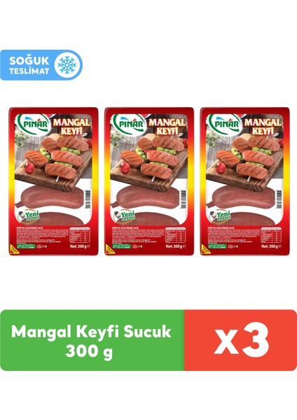 Mangal Keyfi Hindi Sucuk 300 g x 3 Adet