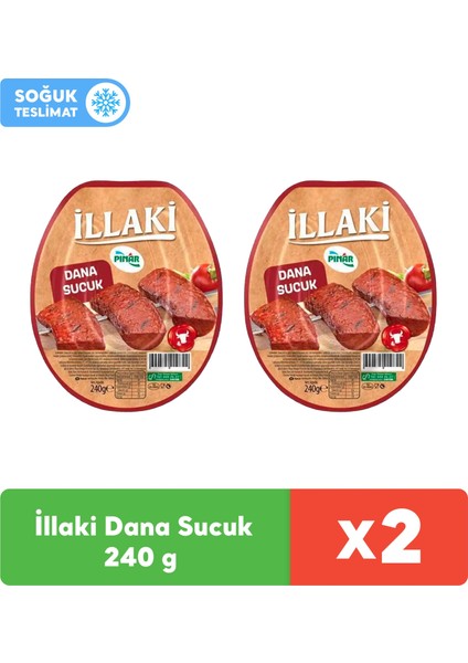 İllaki Dana Sucuk 240 g x 2 Adet