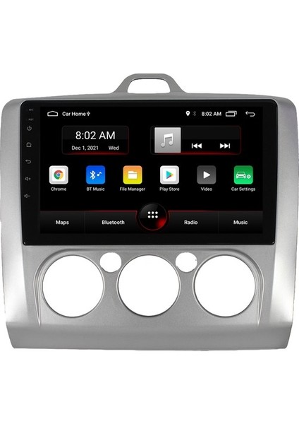 Ford Focus 2 Android 12 Carplay Navigasyon Multimedya - 4gb Ram 32GB HDD