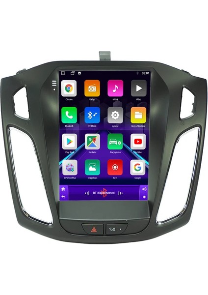 Ford Focus 3-4 Android 12 Carplay Navigasyon Tesla Multimedya - 2gb Ram 32GB HDD