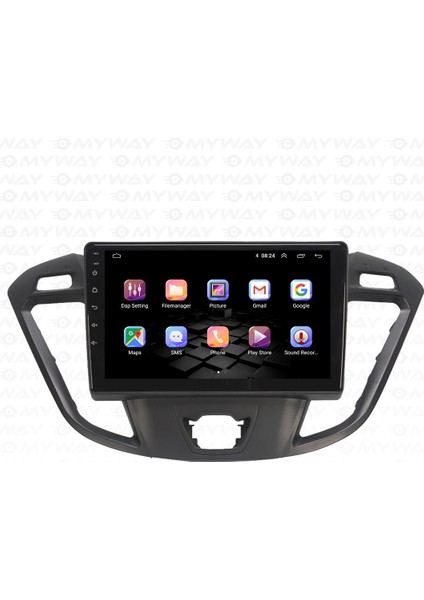 Ford Transit (2014-2019) Android 12 Carplay Navigasyon Multimedya - 4gb Ram 64GB HDD