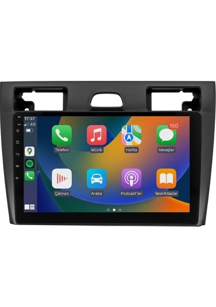 Ford Fiesta (2005-2008) Android 12 Carplay Navigasyon Multimedya - 8gb Ram 128GB HDD