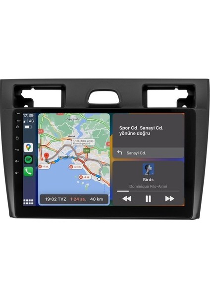 Ford Fiesta (2005-2008) Android 12 Carplay Navigasyon Multimedya - 8gb Ram 128GB HDD