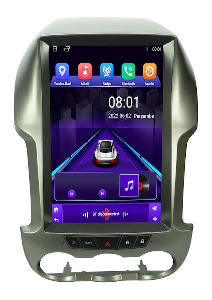 Ford Ranger Android 12 Carplay Navigasyon Tesla Multimedya - 2gb Ram 32GB HDD fiyatları