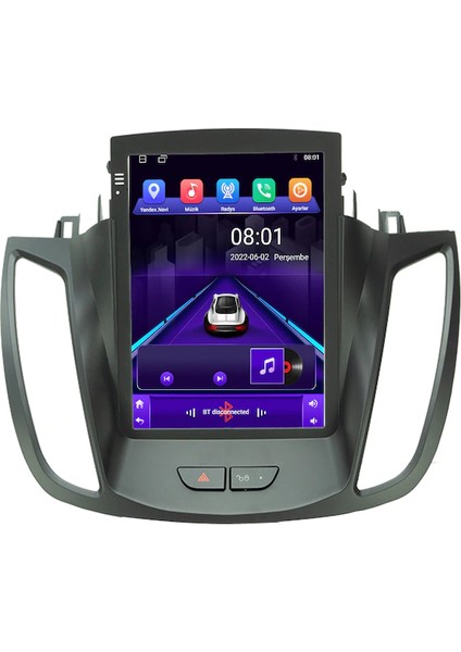 Ford Kuga Android 12 Carplay Navigasyon Tesla Multimedya - 2gb Ram 32GB HDD