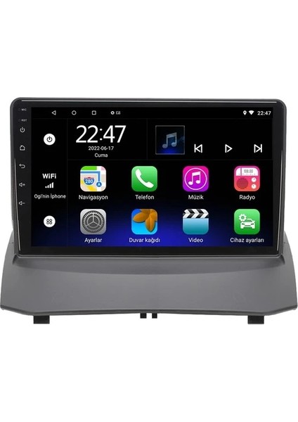 Ford Fiesta (2013-2017) Android 12 Carplay Navigasyon Multimedya - 2gb Ram 32GB HDD