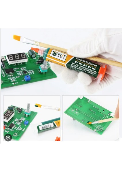 Best Uv Anakart Pcb Bord Lehimleme Yalıtım Boyası 10CC Yeşil