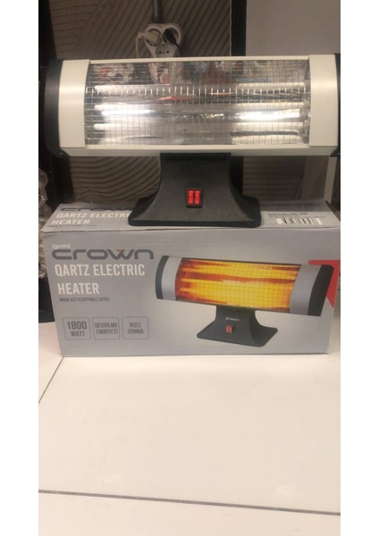 Crown 1800W Qartz Isıtıcı Ayaksobası