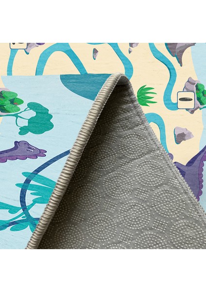 Özel Tasarım, Kaymaz Taban, Yüksek Kalite, Uzun Ömürlü, Ince, Yıkanabilir, Dekoratif Modern Çocuk Halısı indirimleri