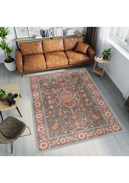Dekoratif Özel Tasarım Yıkanabilir,ince, Kaymaz Tabanlı, Modern Halı