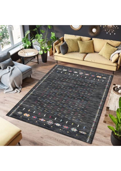 Dekoratif Özel Tasarım Yıkanabilir,ince, Kaymaz Tabanlı, Modern Halı