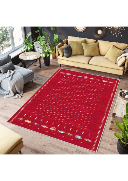 Dekoratif Özel Tasarım Yıkanabilir,ince, Kaymaz Tabanlı, Modern Halı