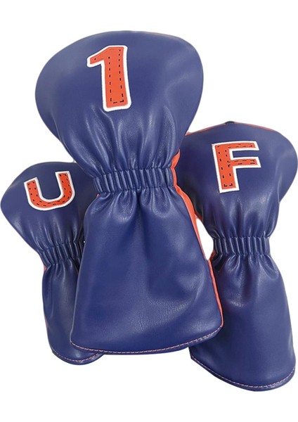 3 Pu Golf Kulübü Başörtüsü Su Geçirmez Evrensel Ahşap Golf Mavi Turuncu I (Yurt Dışından) fiyatları