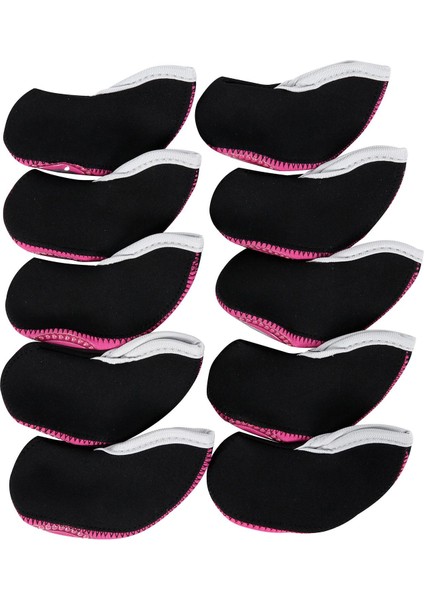 10 Adet Neopren Golf Demir Headcovers Seti Golf Kulübü Golf Sopası Kılıfı Koruyucu Pembe (Yurt Dışından) fırsatları