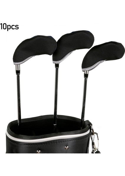 10 Adet Neopren Golf Demir Başörtüsü Seti Golf Kulübü Golf Sopası Kılıfı Koruyucu Koyu Mavi (Yurt Dışından) fırsatları