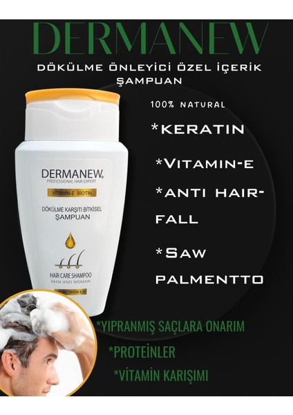 KadınErkek Özel İçerik Şampuan (Serum Destekleyici - Dengeleyici)