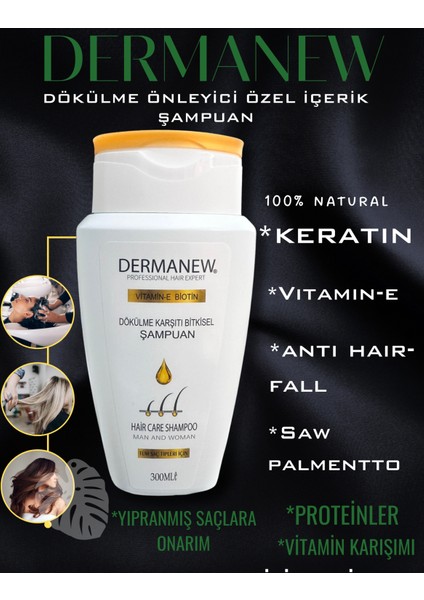 KadınErkek Özel İçerik Şampuan (Serum Destekleyici - Dengeleyici)