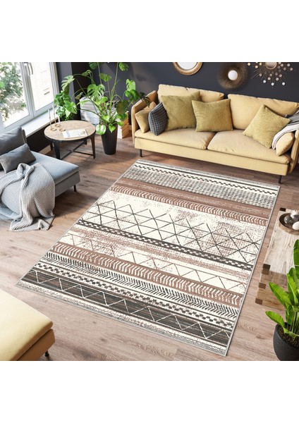 Dekoratif Özel Tasarım Yıkanabilir,ince, Kaymaz Tabanlı, Modern Halı