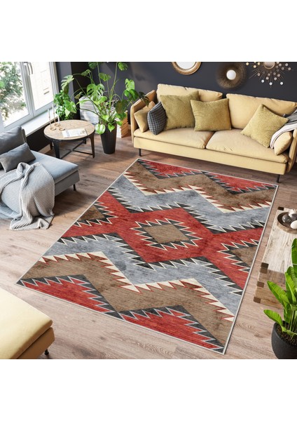 Dekoratif Özel Tasarım Yıkanabilir,ince, Kaymaz Tabanlı, Modern Halı