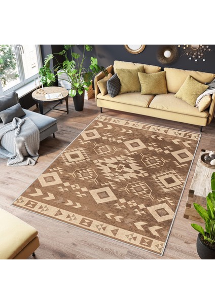 Dekoratif Özel Tasarım Yıkanabilir,ince, Kaymaz Tabanlı, Modern Halı