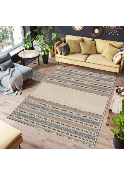 Dekoratif Özel Tasarım Yıkanabilir,ince, Kaymaz Tabanlı, Modern Halı