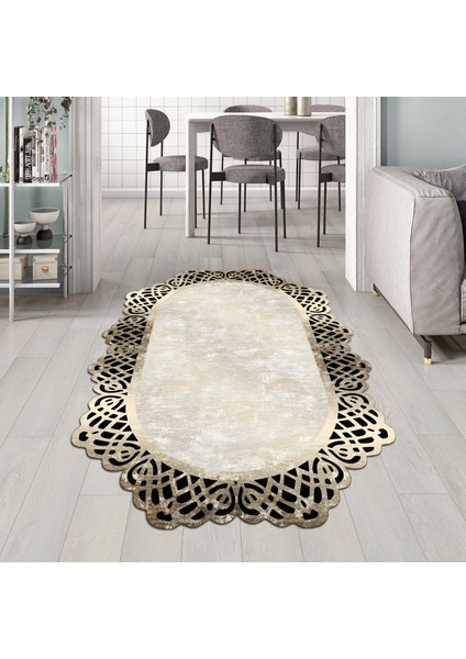 Dekoratif Özel Tasarım Yıkanabilir,ince, Kaymaz Tabanlı, Modern Halı