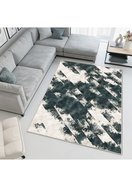 Dekoratif Özel Tasarım Yıkanabilir,ince, Kaymaz Tabanlı, Modern Halı