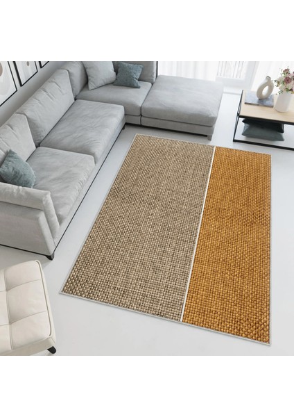 Dekoratif Özel Tasarım Yıkanabilir,ince, Kaymaz Tabanlı, Modern Halı