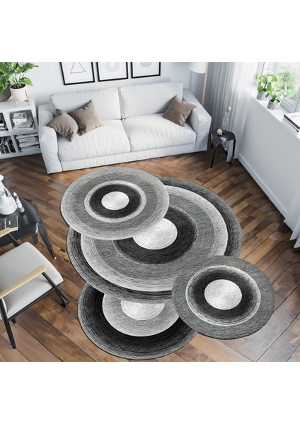 Dekoratif Özel Tasarım Yıkanabilir,ince, Kaymaz Tabanlı, Modern Halı