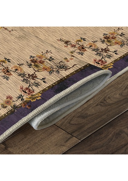 Dekoratif Özel Tasarım Yıkanabilir,ince, Kaymaz Tabanlı Modern Vintage Halı fırsatları