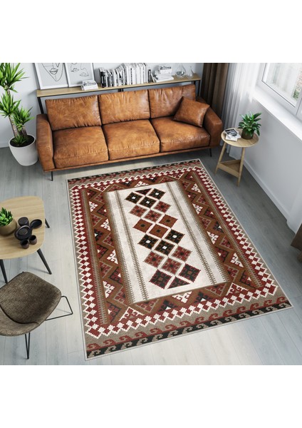 Dekoratif Özel Tasarım Yıkanabilir,ince, Kaymaz Tabanlı, Modern Halı