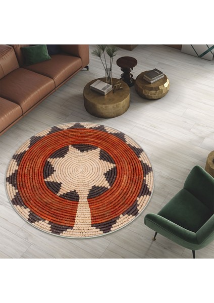 Dekoratif Özel Tasarım Yıkanabilir,ince, Kaymaz Tabanlı, Modern Halı
