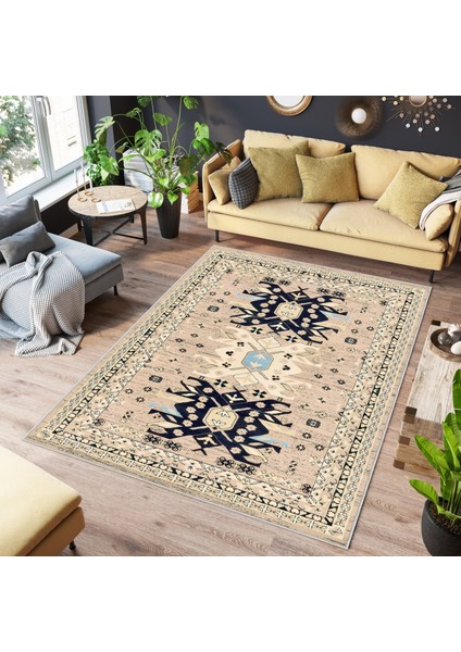 Dekoratif Özel Tasarım Yıkanabilir,ince, Kaymaz Tabanlı, Modern Halı