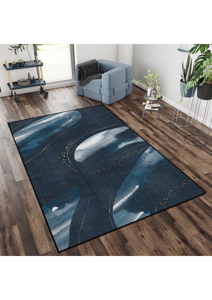 Dekoratif Özel Tasarım Yıkanabilir,ince, Kaymaz Tabanlı, Modern Halı