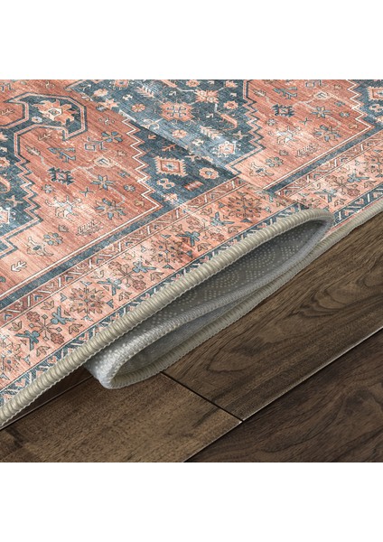 Dekoratif Özel Tasarım Yıkanabilir,ince, Kaymaz Tabanlı Modern Vintage Halı fırsatları