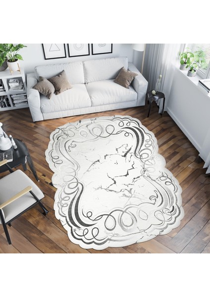 Dekoratif Özel Tasarım Yıkanabilir,ince, Kaymaz Tabanlı, Modern Halı
