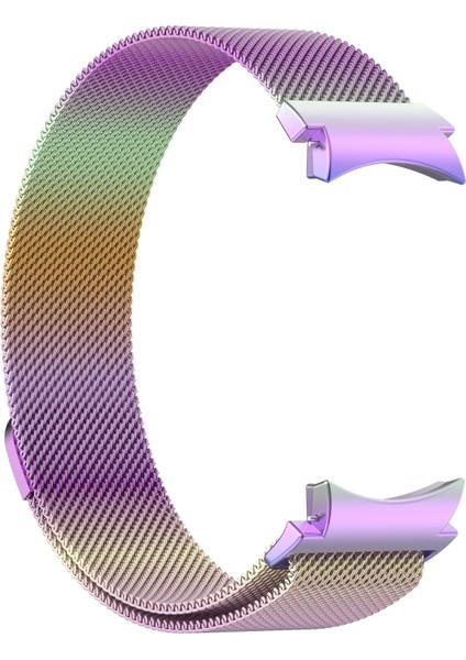 Galaxy Watch 6 Classic 43 / 47 mm Tam Uyumlu Mıknatıslı Hasır Metal Örgü Kordon Kayış Orijinal Pim indirimleri