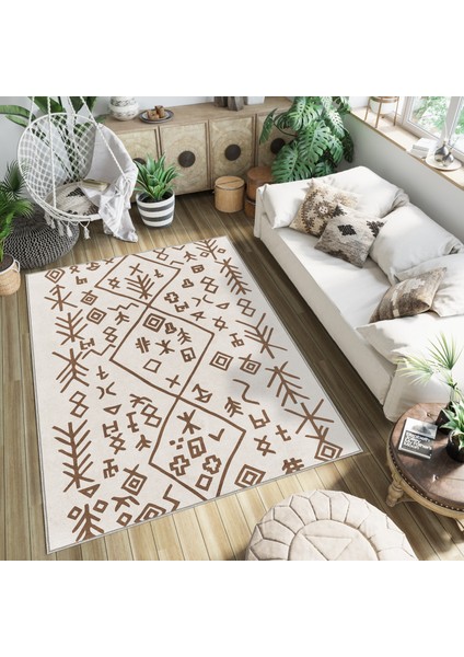 Dekoratif Özel Tasarım Yıkanabilir,ince, Kaymaz Tabanlı, Modern Halı