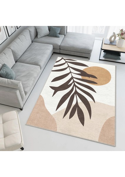 Dekoratif Özel Tasarım Yıkanabilir,ince, Kaymaz Tabanlı, Modern Halı