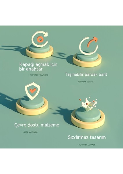 Yeni Yaz Karikatür Yüksek Yüz Değeri Büyük Kapasiteli Büyük Göbek Bardak Çocuk Öğrenci Taşınabilir Plastik Kayış Pipet Su Bardağı (Yurt Dışından) fırsatları