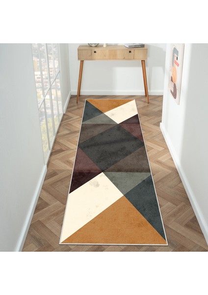 Dekoratif Kaymaz Taban, Özel Tasarım, Yolluk ,runner , Koridor Halısı