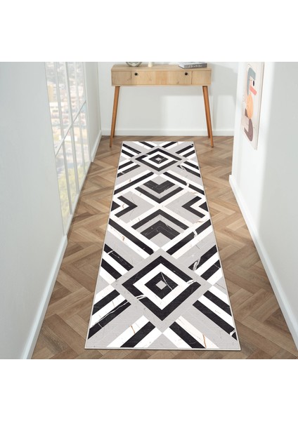 Dekoratif Kaymaz Taban, Özel Tasarım, Yolluk ,runner , Koridor Halısı