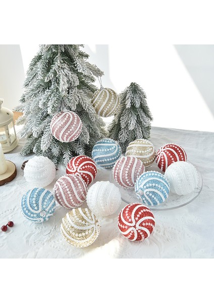 Noel Ağacı Süsleme Topu Noel Süsü 8cm (Yurt Dışından)