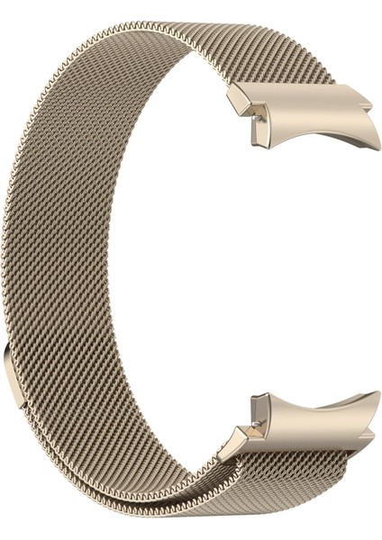 Galaxy Watch 6 Classic 43 / 47 mm Tam Uyumlu Mıknatıslı Hasır Metal Örgü Kordon Kayış Orijinal Pim indirimleri