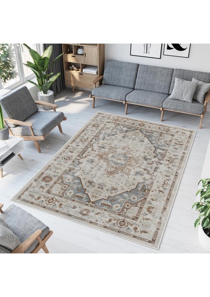 Dekoratif Özel Tasarım Yıkanabilir,ince, Kaymaz Tabanlı Modern Vintage Halı modelleri